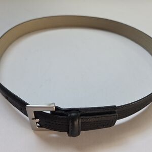 Dockers Men's Small Black Leather Belt Casual/Business Casual